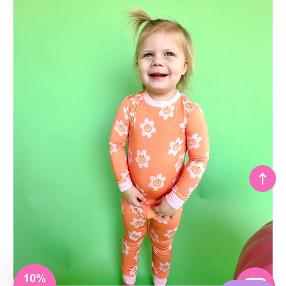OPAWO Kids Bamboo Pajama Set - 2-Piece Long Sleeve PJs For Toddler Boys & Girls, Ages 2-8